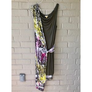 Anthropologie Leifsdottir Crushed Chroma Dress